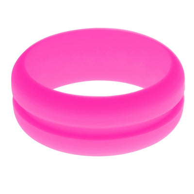 Men's Light Pink Silicone Ring 14