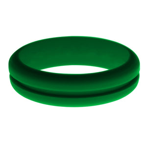 Womens Green Silicone Ring without Changeable Color Band