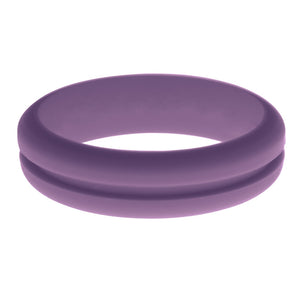 Womens Medium Purple Silicone Ring without Changeable Color Band