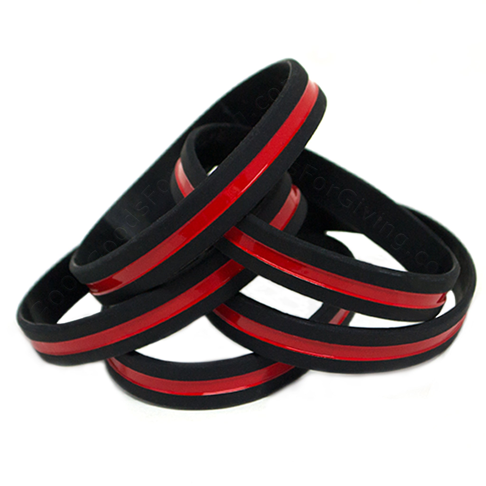5 Red Cardiovascular Disease / Stroke Bracelets High Quality Silicone  Bracelets | eBay